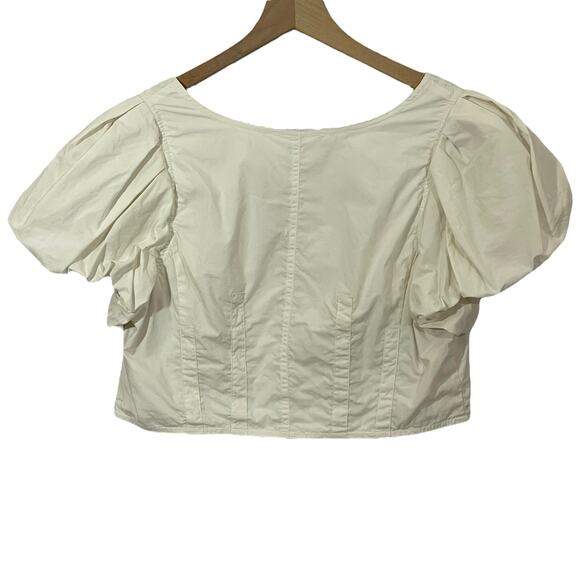 Ulla Johnson Kalena Top - Bone - 10 - Picture 4 of 15